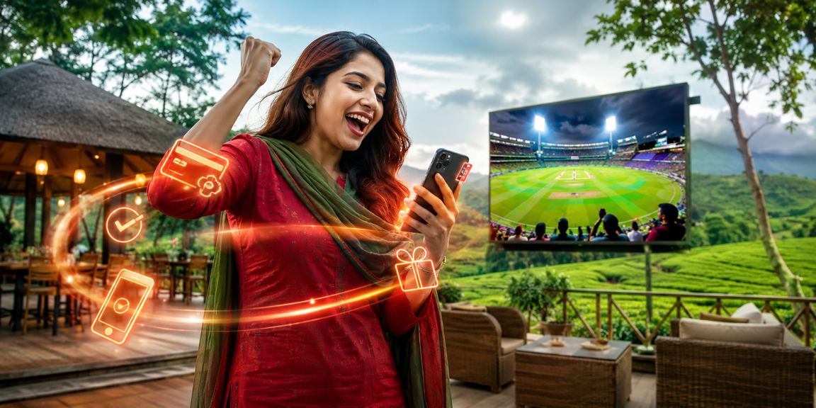 সিলেটে চা বাগানে ক্রিকেট বাজির দৃশ্য